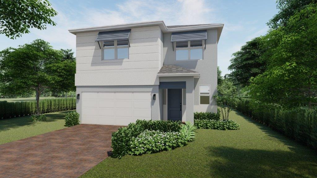 Exterior Rendering of Coastal Elevation