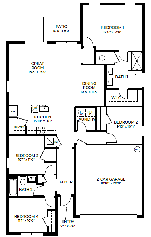 Davenport Floorplan