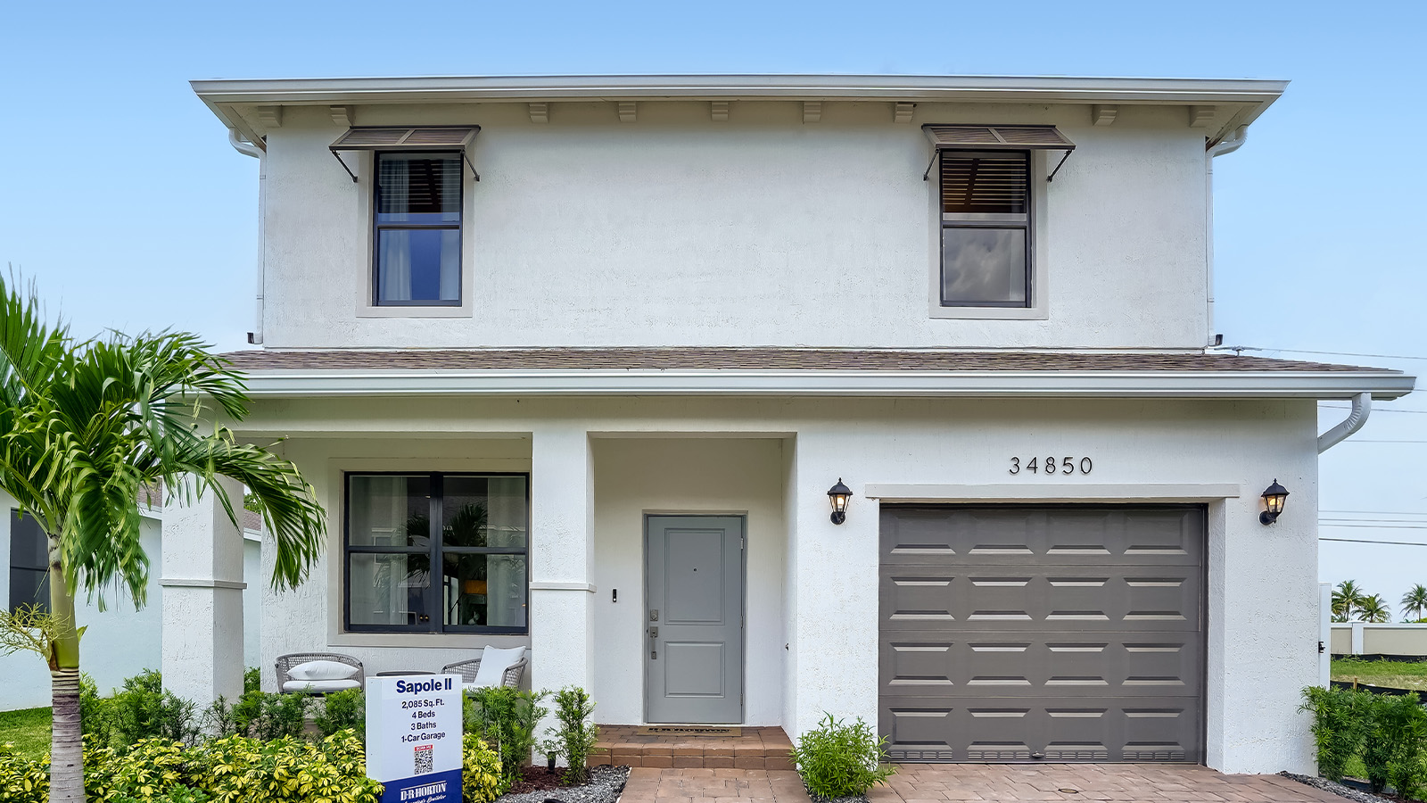front exterior of two story home