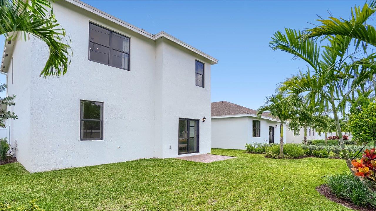 rear exterior of home