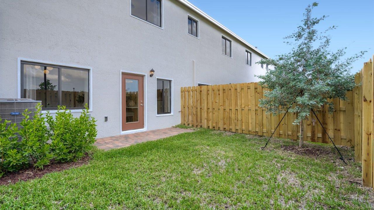 patio rear exterior backyard area