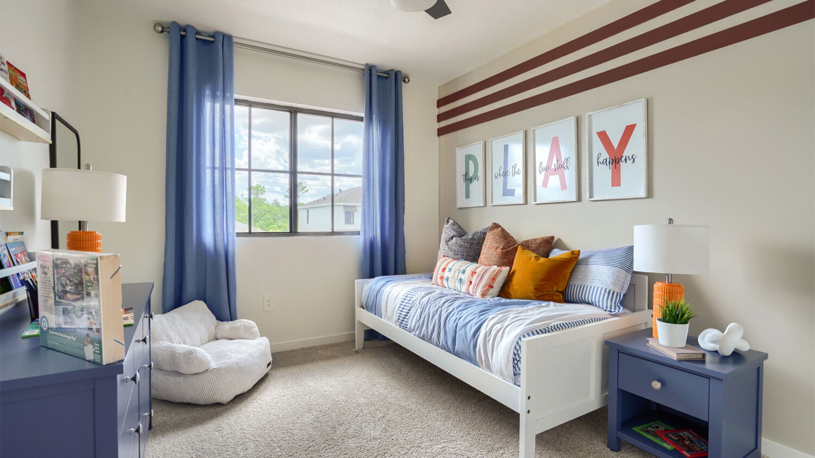 secondary bedroom located upstairs
