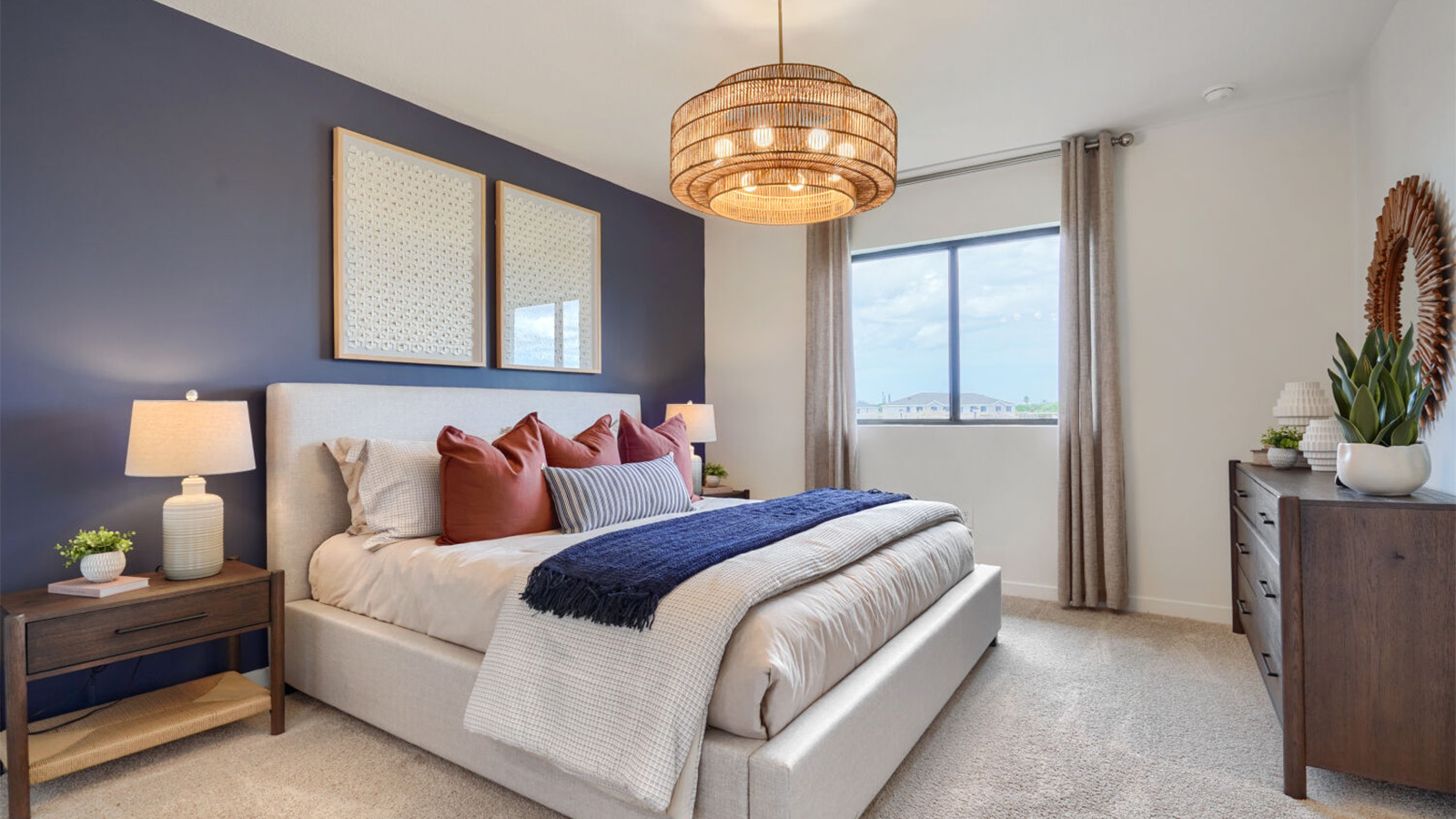 upstairs primary bedroom