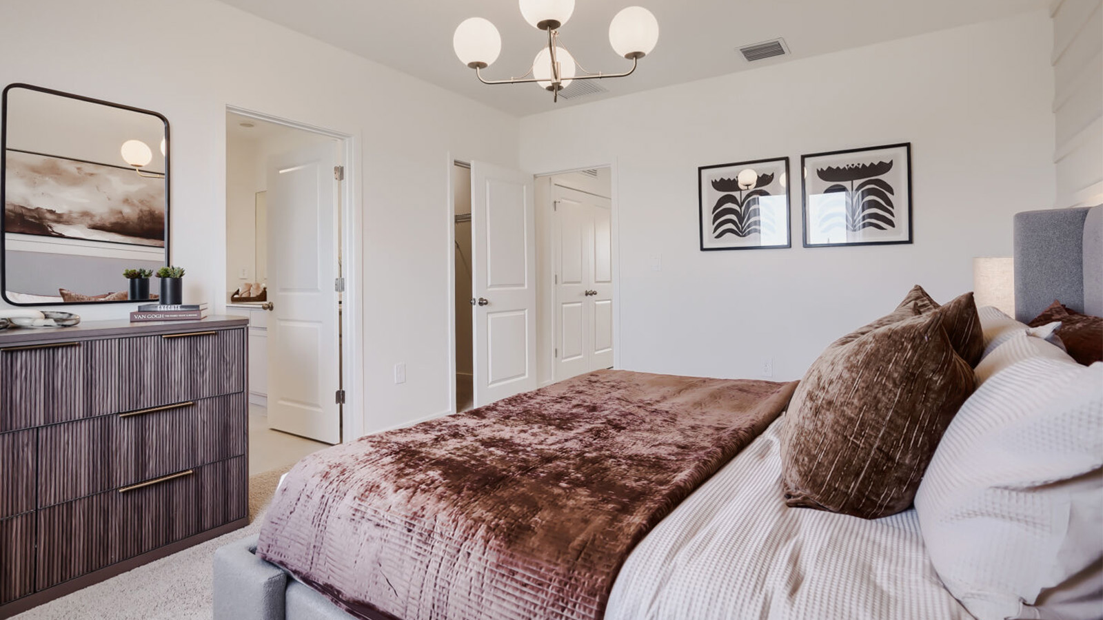 spacious primary suite