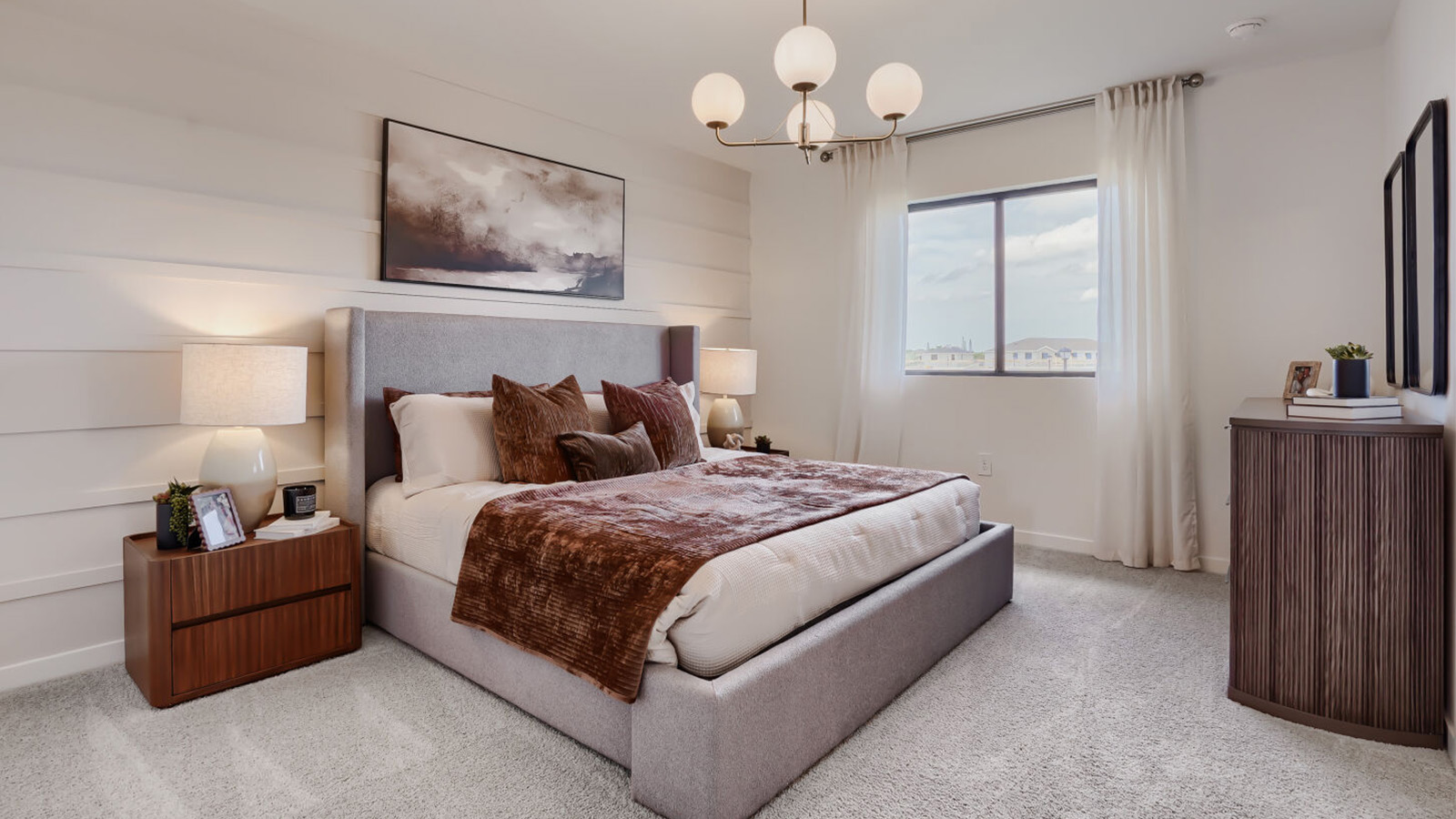 spacious primary suite