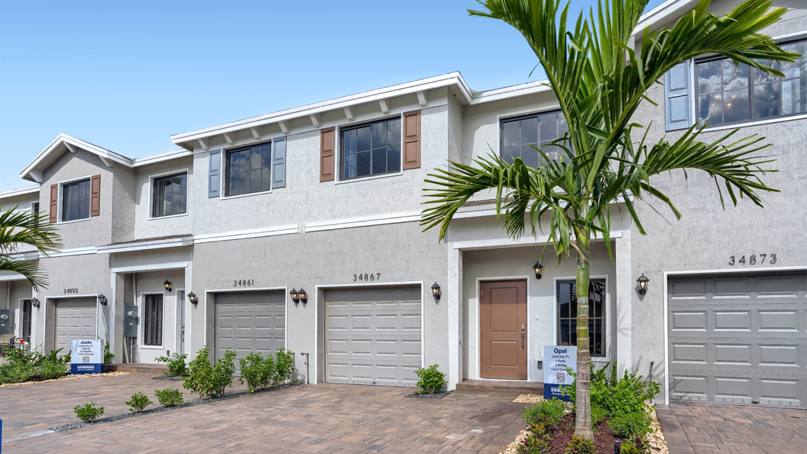 townhome front exterior