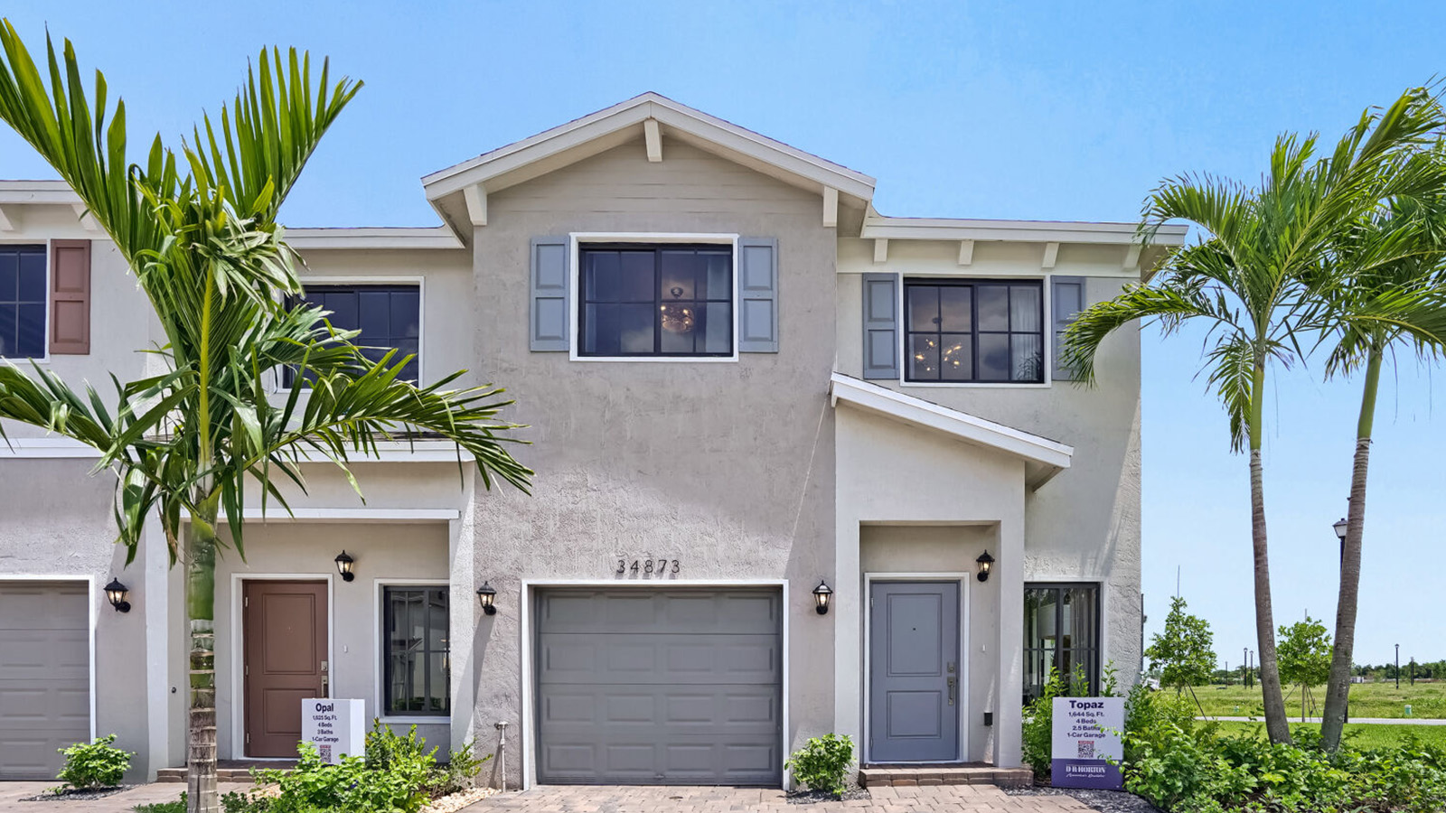 townhome front exterior