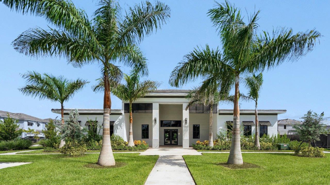 front exterior of clubhouse