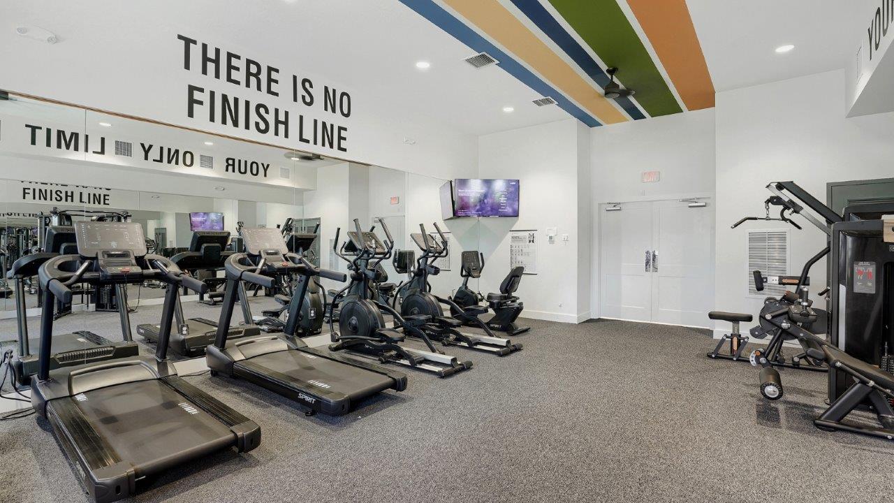 clubhouse fitness area