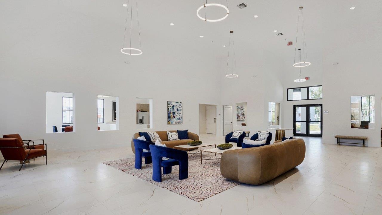 main area of clubhouse