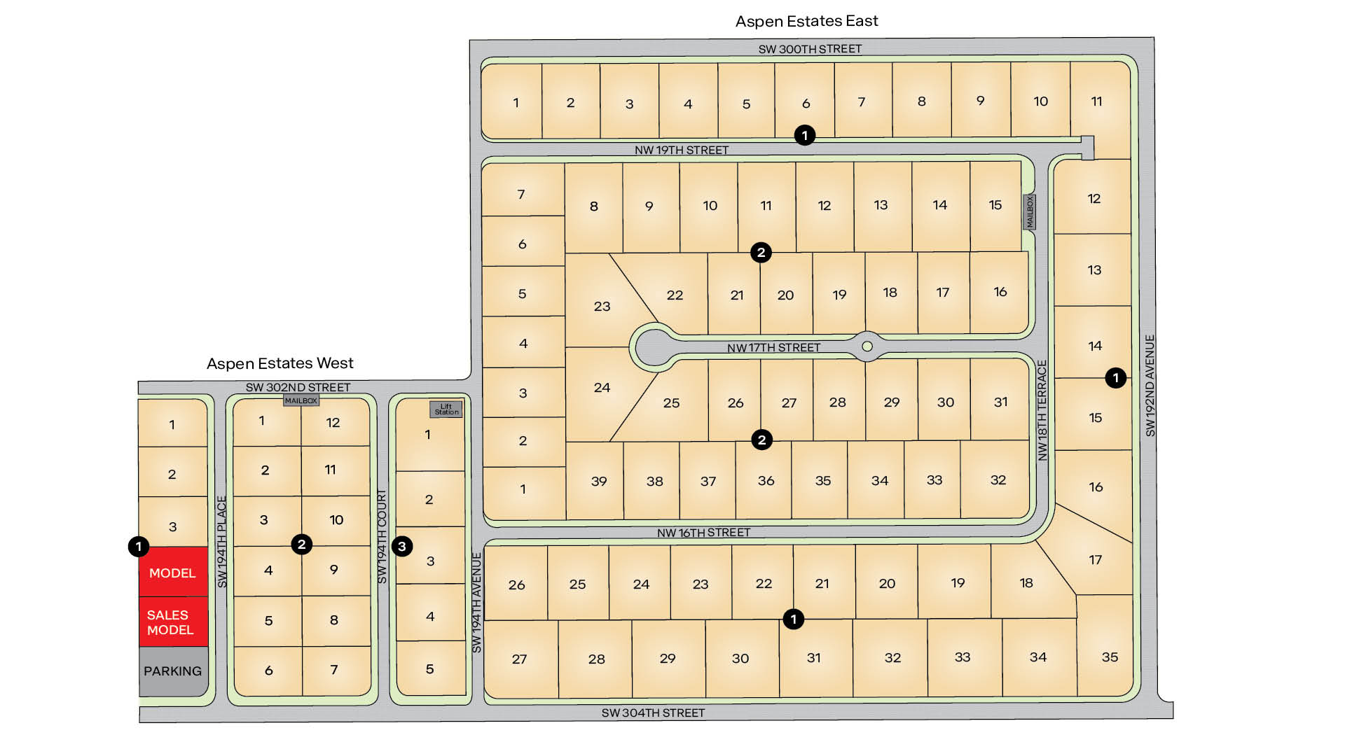 Static Lot Map