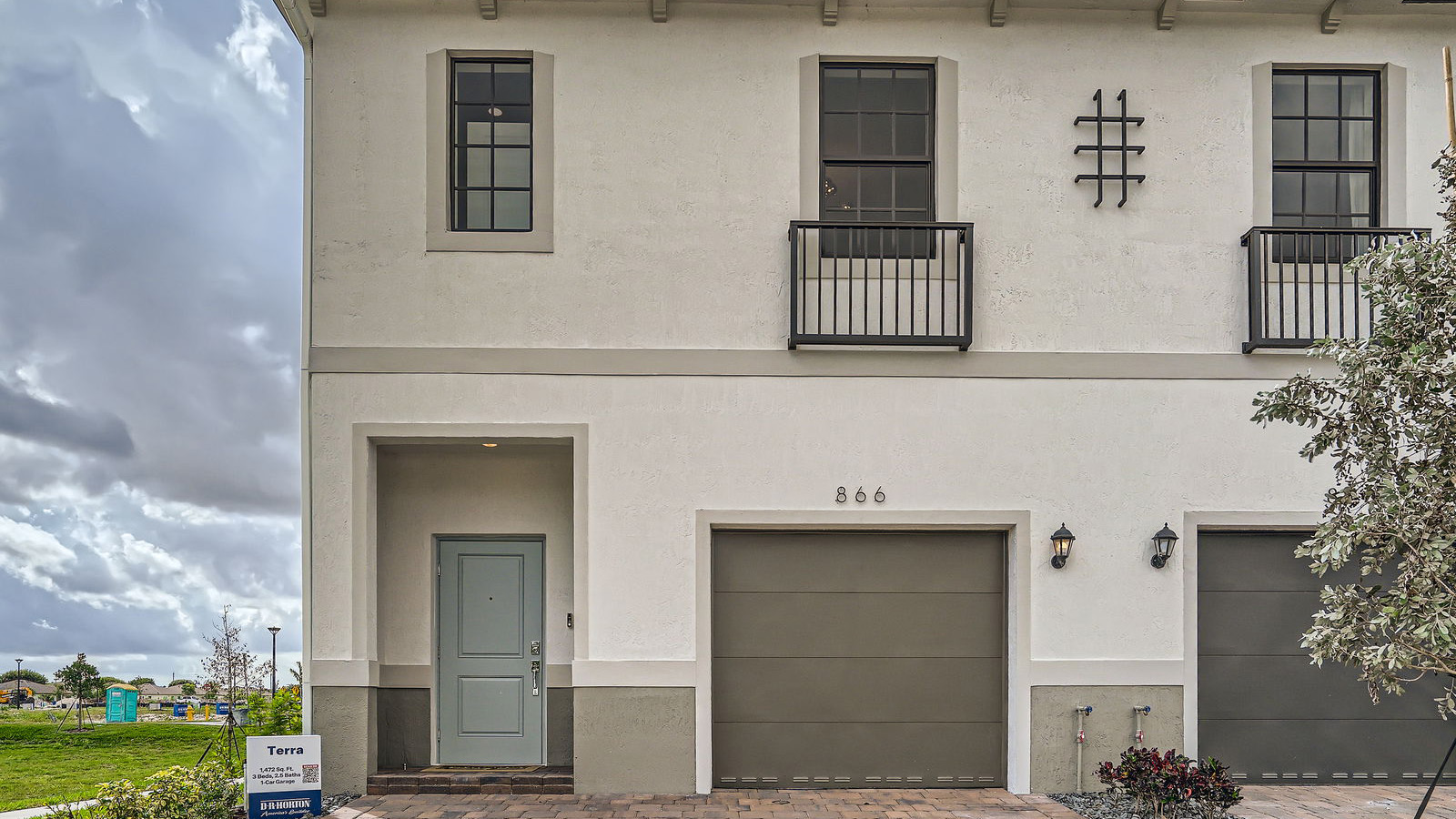 Terra floor plan — Exterior Front