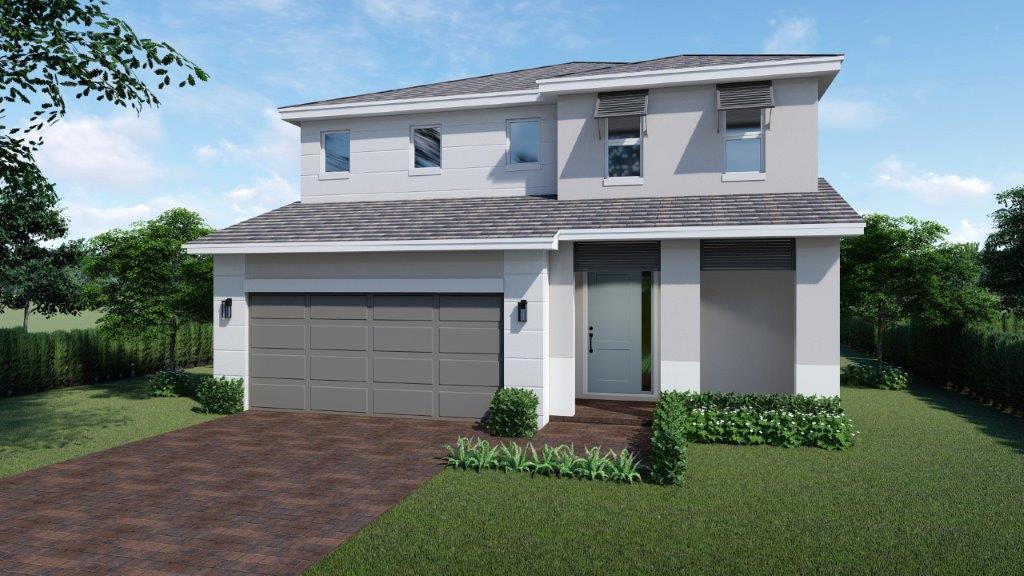 Exterior Rendering Coastal Elevation