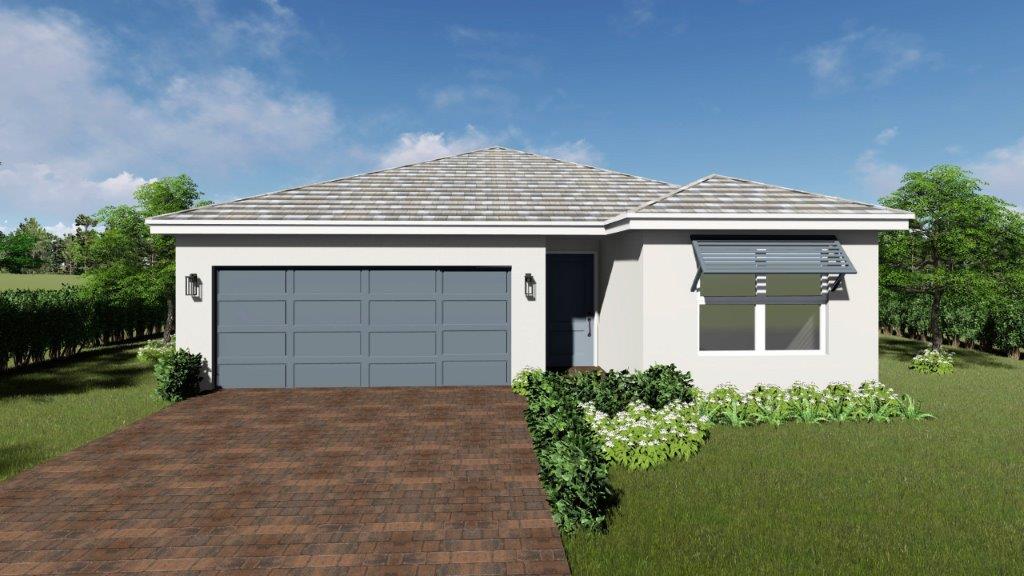 Exterior Rendering Coastal Elevation