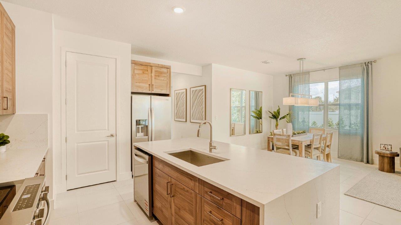 kitchen merrit model with large kitchen island