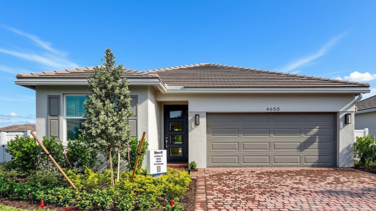merritt model home front exterior