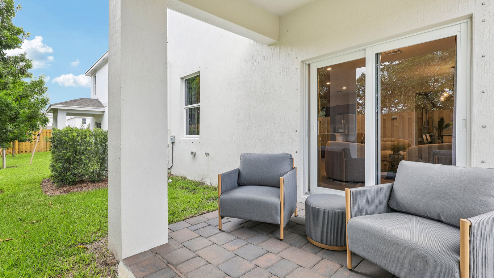 patio area