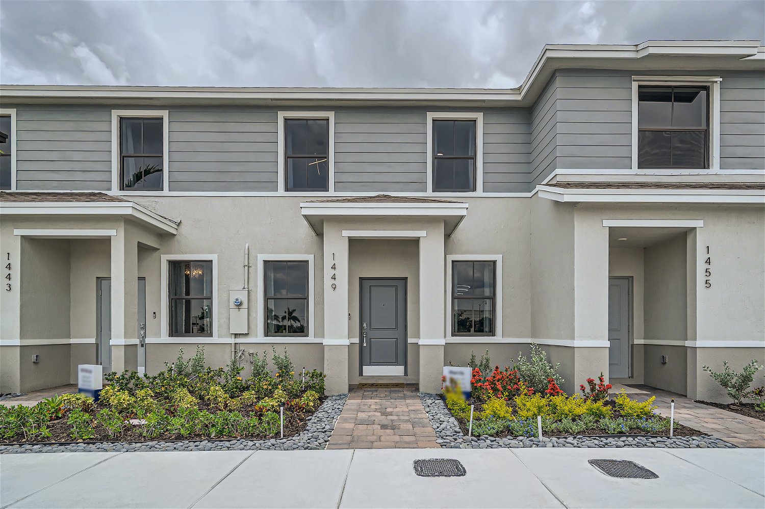 Harris floor plan — Exterior Front