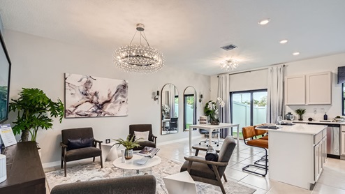 Vista Sol Decorated Model Home Bella Floorplan