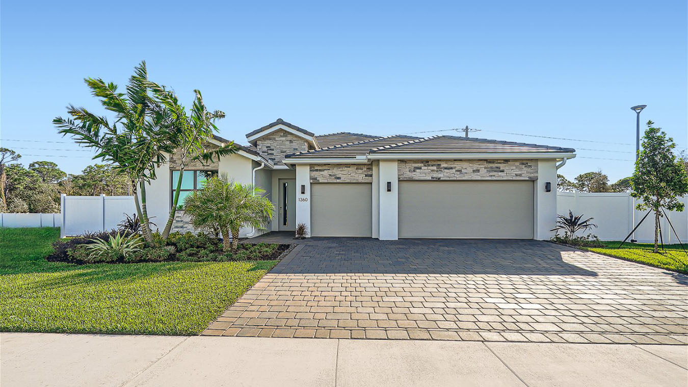 Camden Floorplan Exterior Rendering of Contemporary Elevation