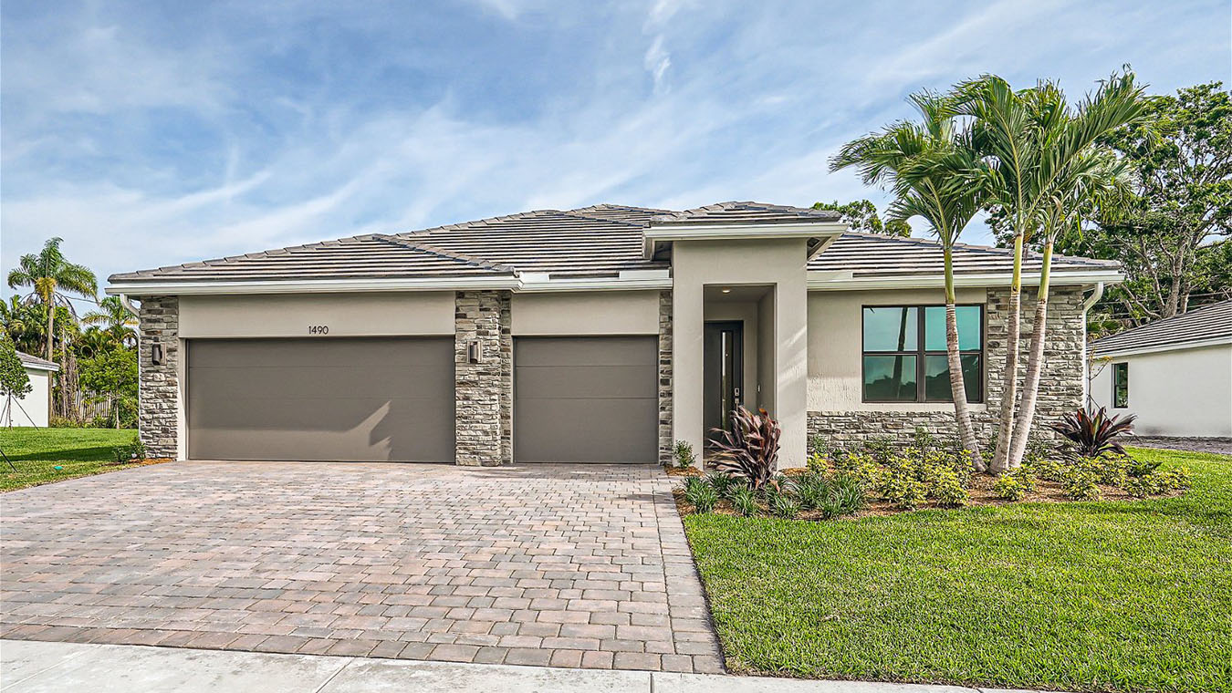 Fraser Floorplan Exterior Rendering of Contemporary Elevation