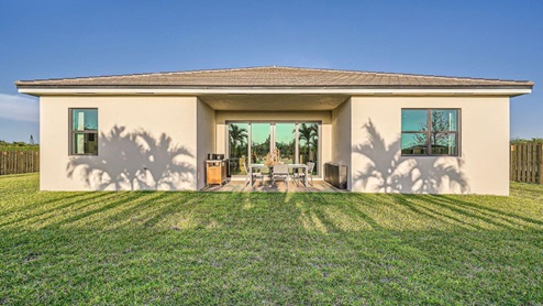 Estrella Square Decorated Model Home Exterior