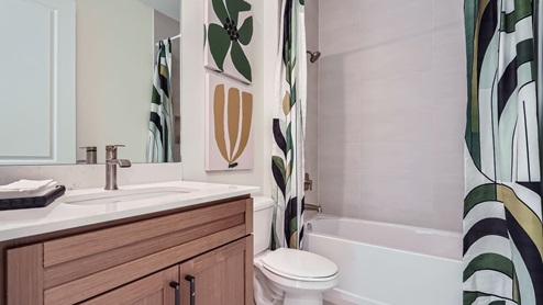 Estrella Square Decorated Model Home Interior