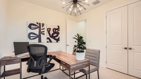 Estrella Square Decorated Model Home Interior
