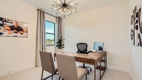 Estrella Square Decorated Model Home Interior