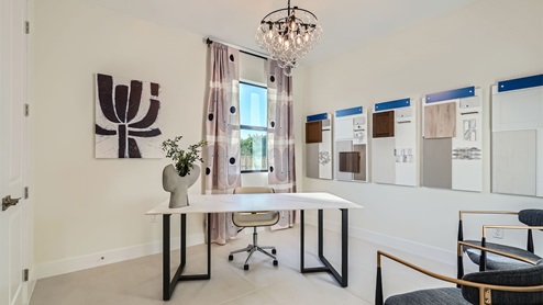 Estrella Square Decorated Model Home Interior