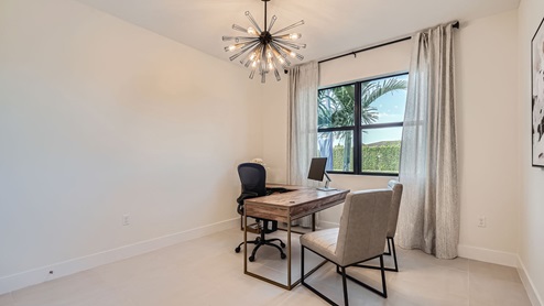 Estrella Square Decorated Model Home Interior