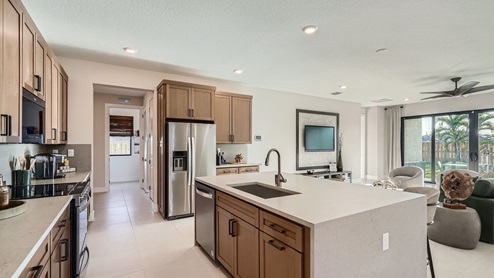 Estrella Square Decorated Model Home Interior