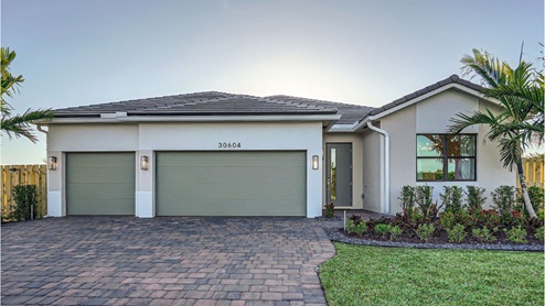 Estrella Square Decorated Model Home Exterior