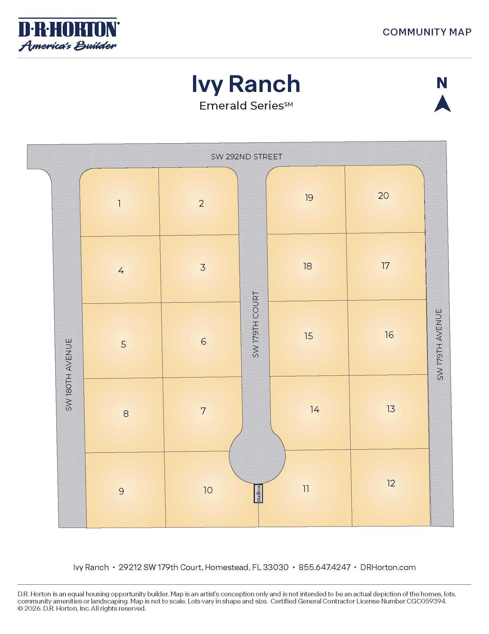 Static Lot Map