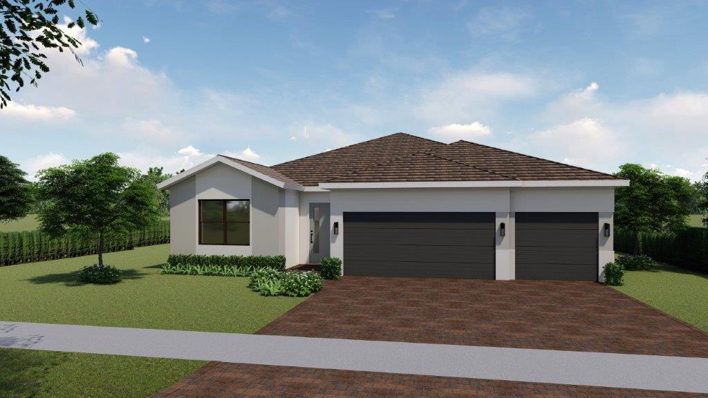 Destin Exterior Rendering Modern Elevation