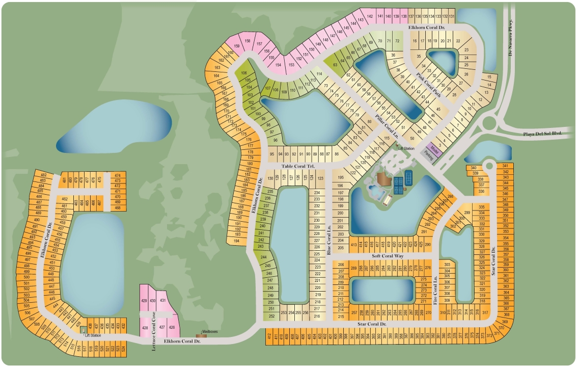 Static Lot Map