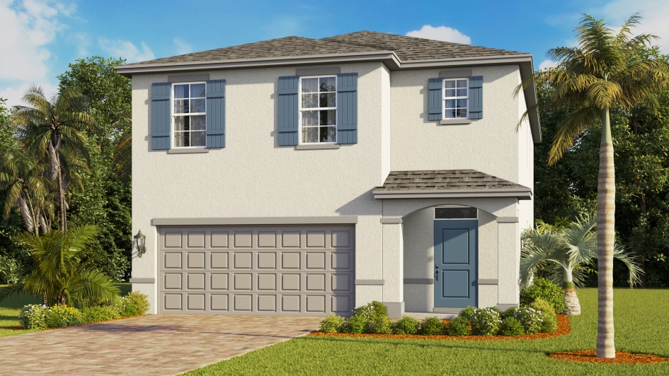 Outside of the Robie G Floorplan in Coral Bay