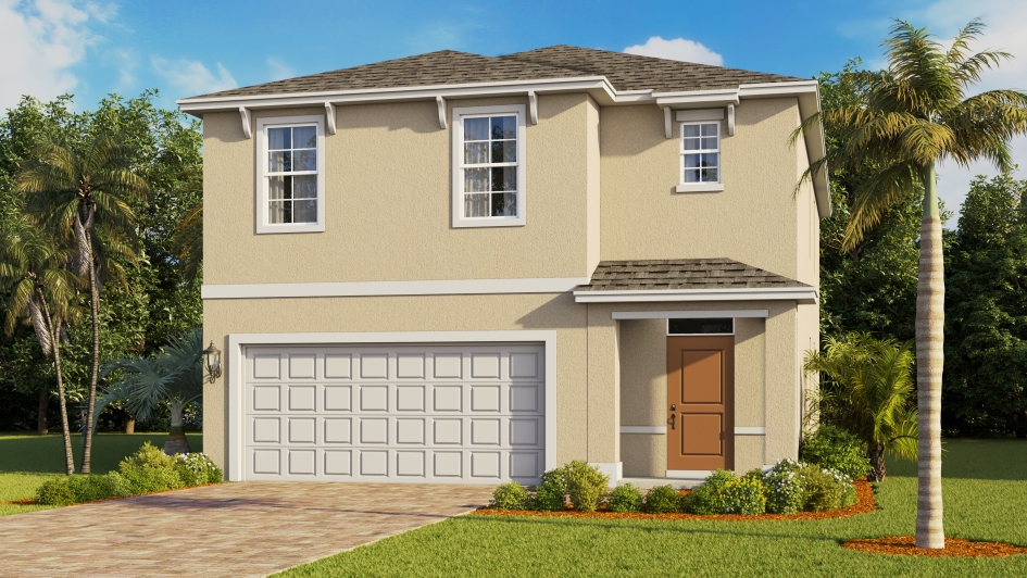 Outside of the Robie H Floorplan in Coral Bay
