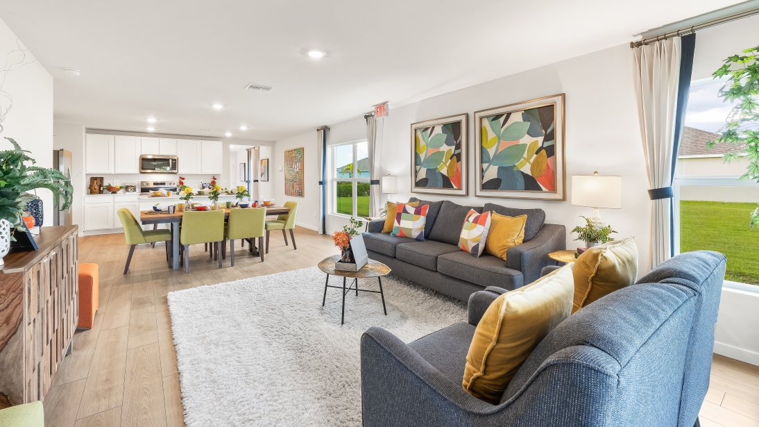 Inside of the Jemison Model Home