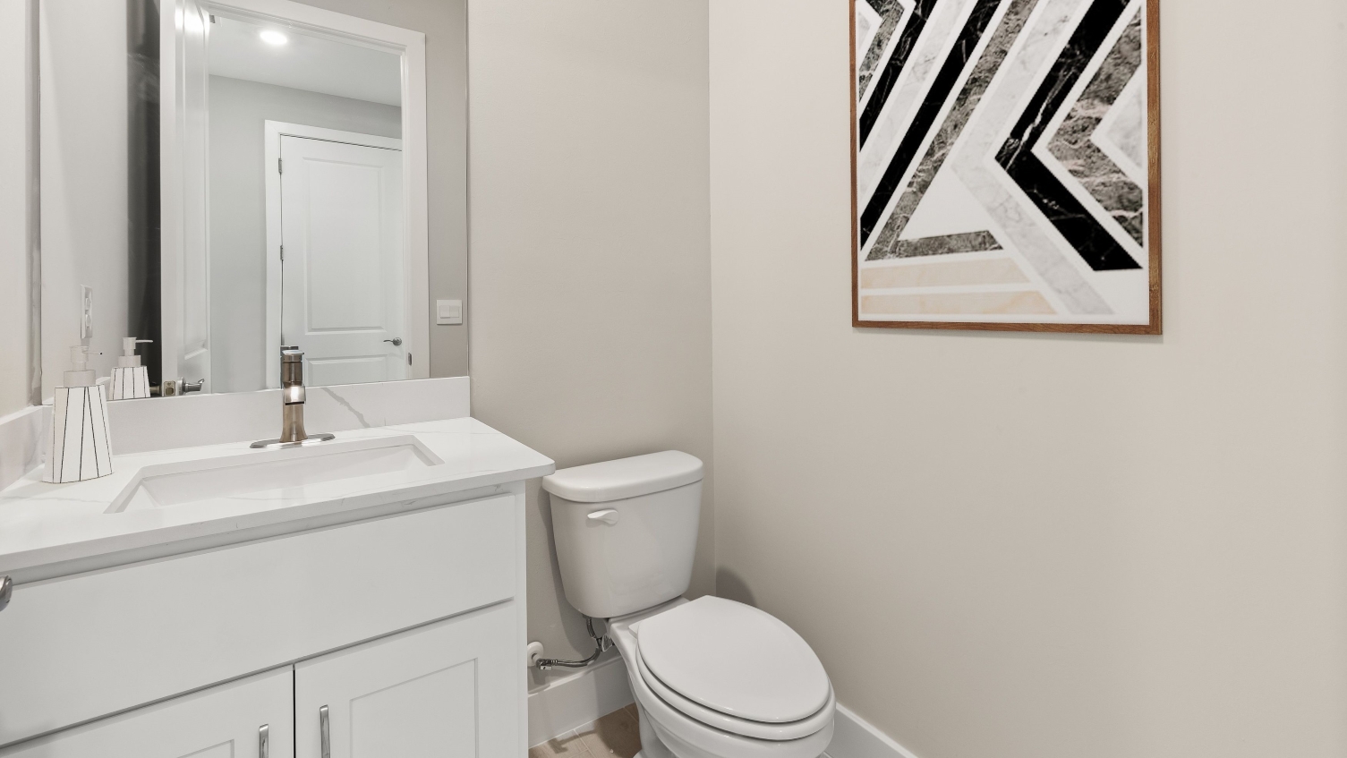 Inside of the Shelby model home