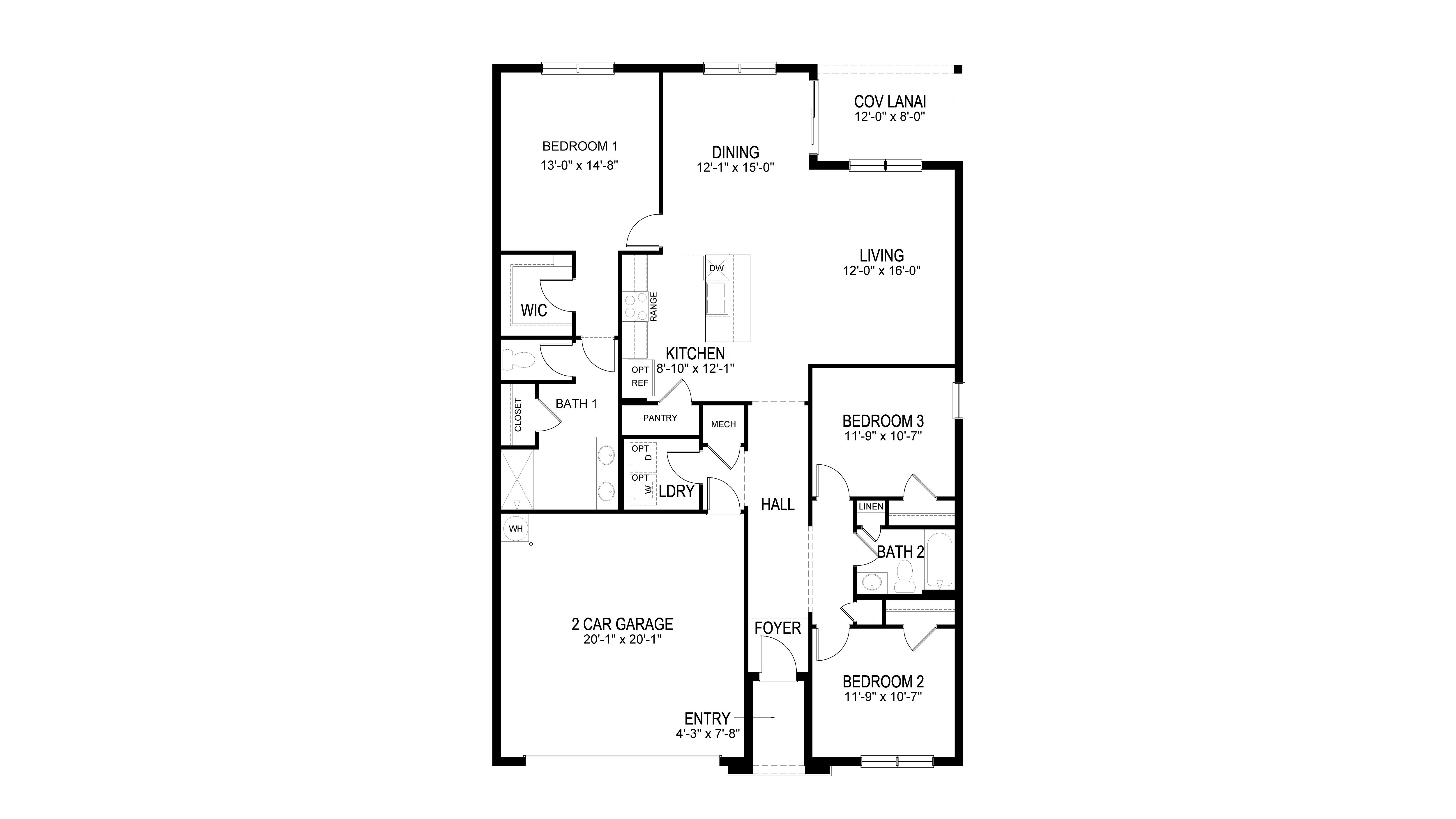 Aria floorplan
