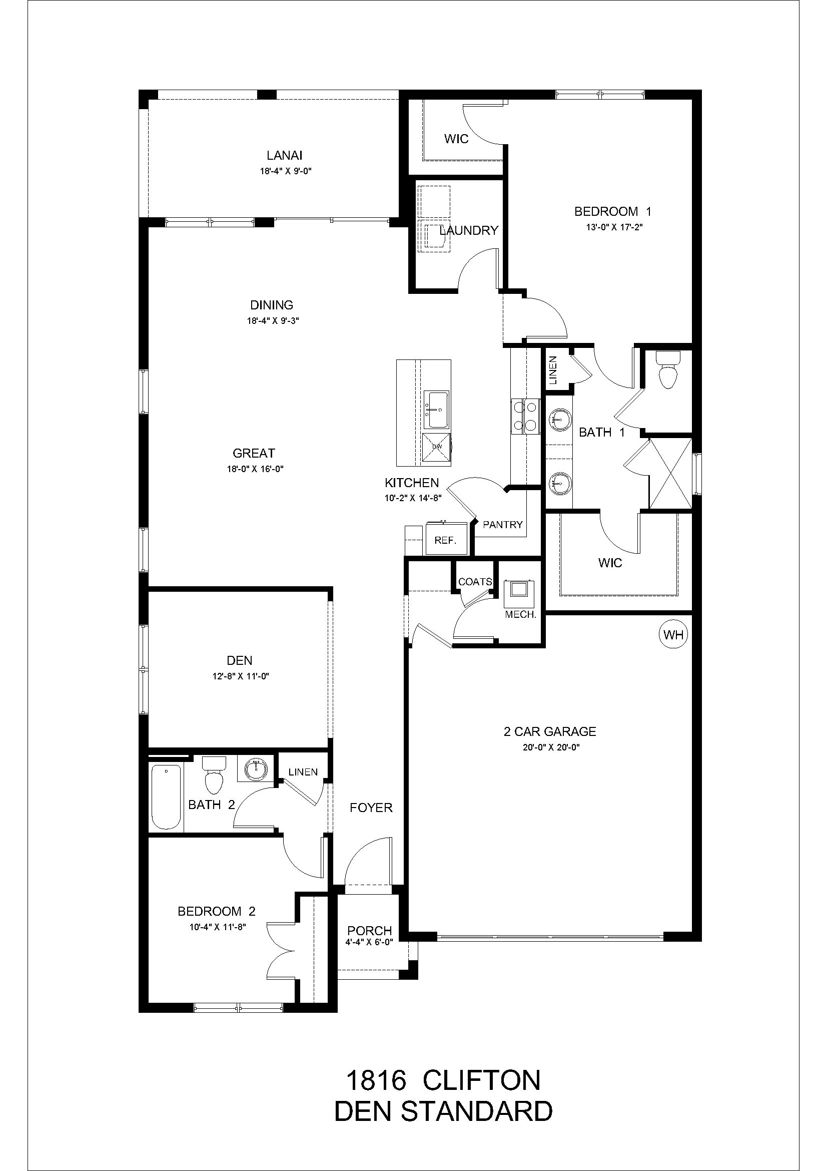 Clifton Floorplan