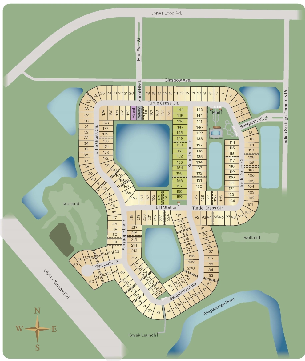 Static Lot Map