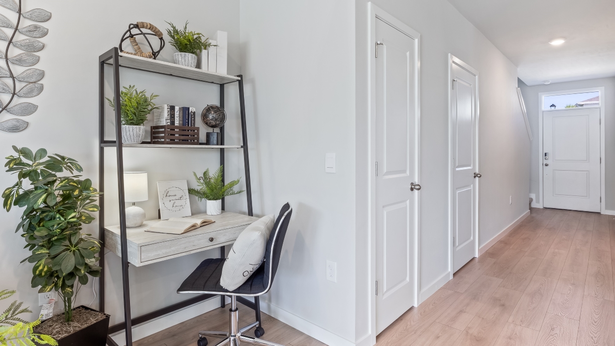 Inside of the Pearson Model Townhome in Asher Park located in Lehigh Acres, FL