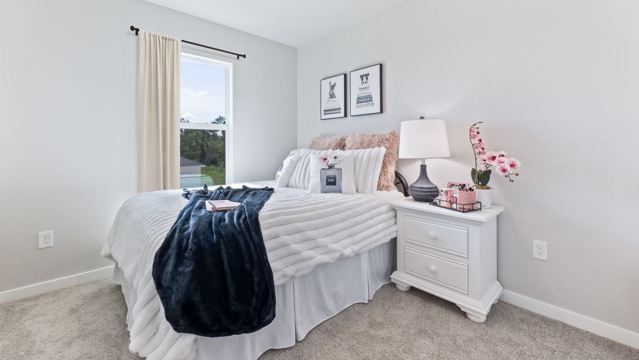 Inside of the Pearson Model Townhome in Asher Park located in Lehigh Acres, FL