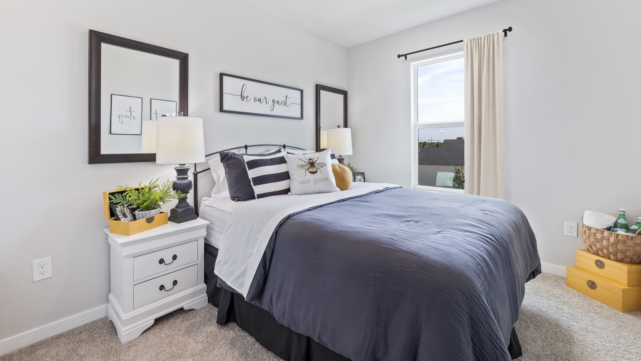 Inside of the Pearson Model Townhome in Asher Park located in Lehigh Acres, FL
