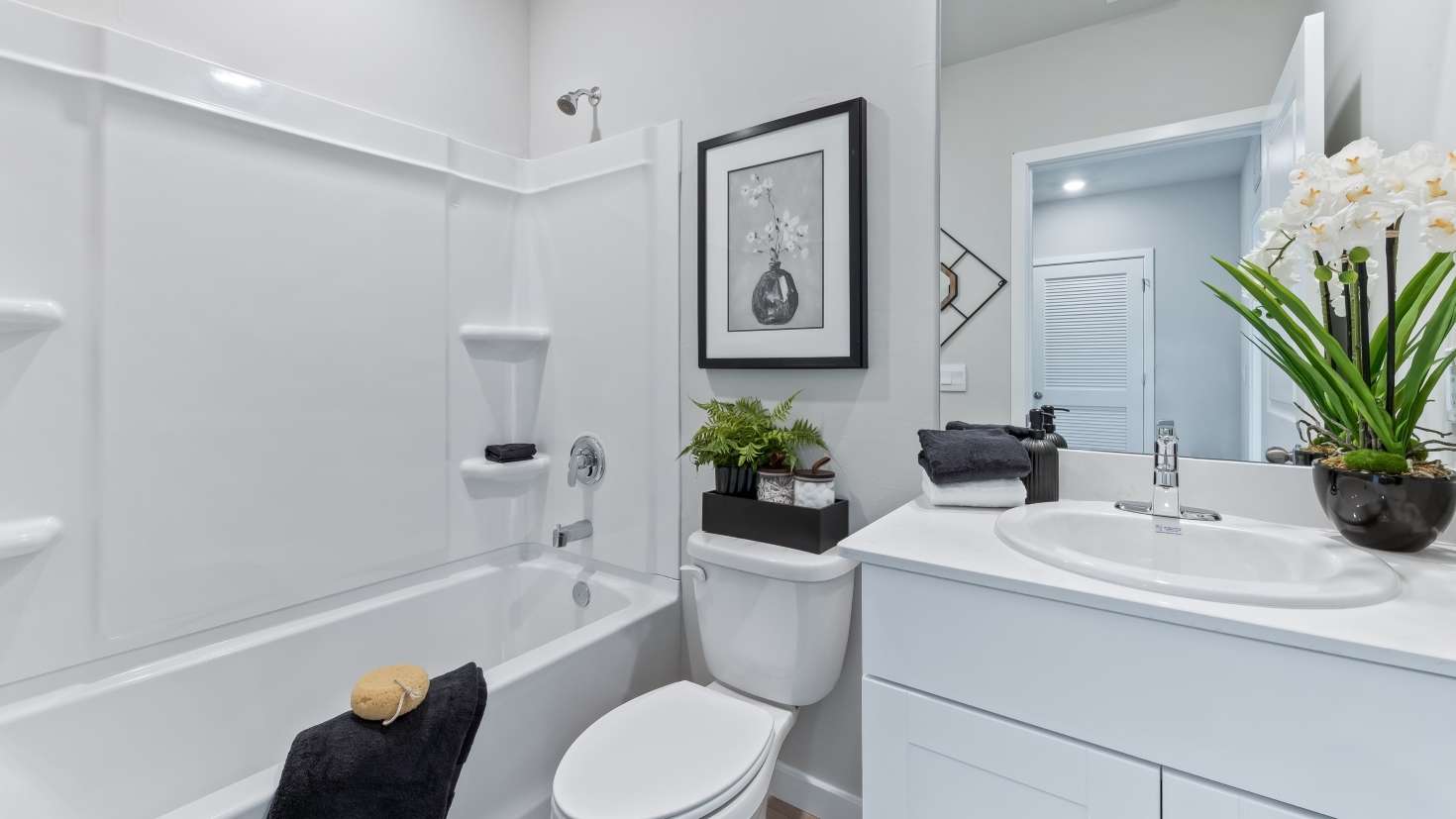 Inside of the Pearson Model Townhome in Asher Park located in Lehigh Acres, FL