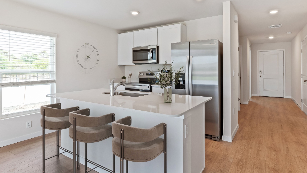 Inside of the Greenbriar model home in Asher Park located in Lehigh Acres, FL.
