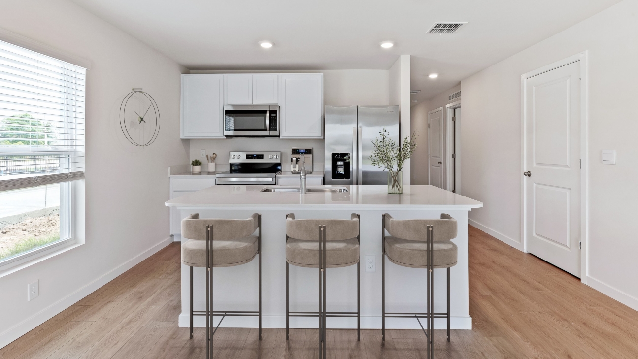 Inside of the Greenbriar model home in Asher Park located in Lehigh Acres, FL.