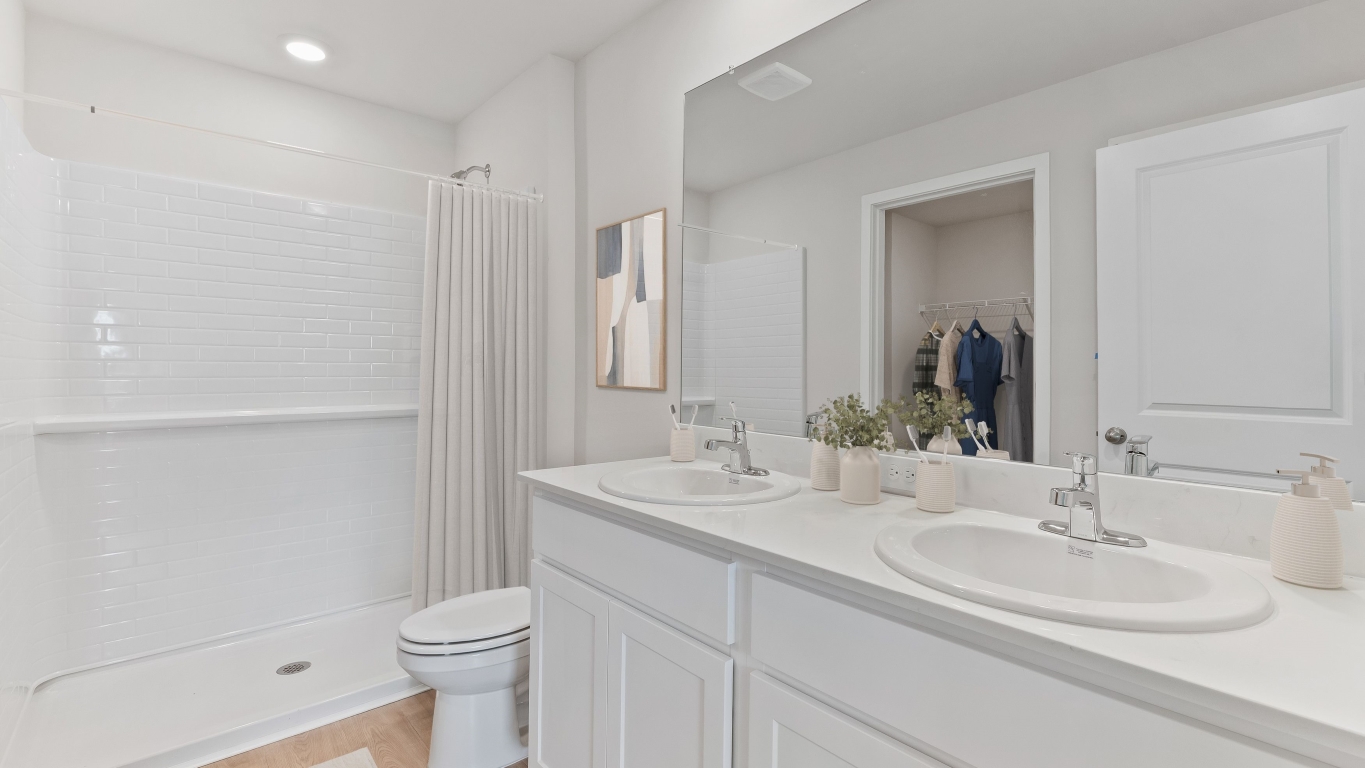 Inside of the Greenbriar model home in Asher Park located in Lehigh Acres, FL.
